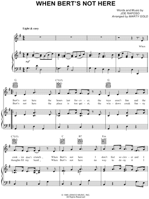 When Bert's Not Here