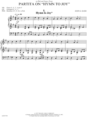 I. Hymn To Joy