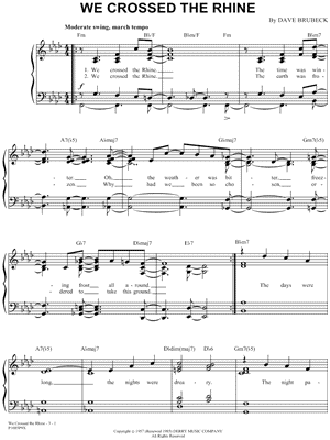 We Crossed the Rhine