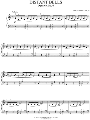 Distant Bells, Opus 63, No. 6