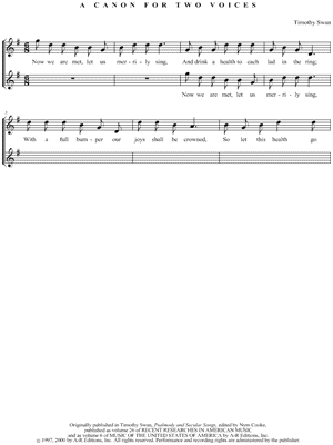 A Canon for Two Voices