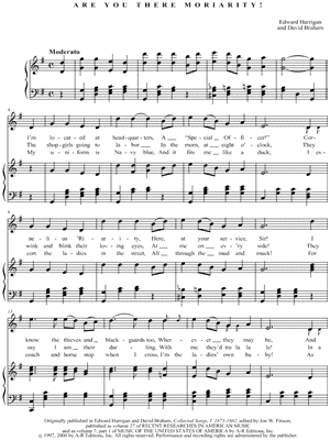 Are You There Moriarity!