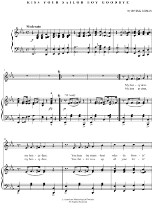 Kiss Your Sailor Boy Goodbye