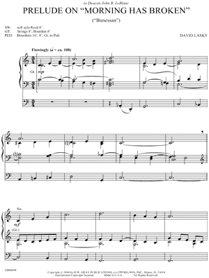 Prelude on "Morning Has Broken"