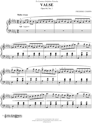 Waltz in Db Major, Op. 64, No. 1