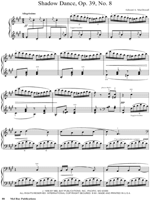Shadow Dance, Op. 39, No. 8