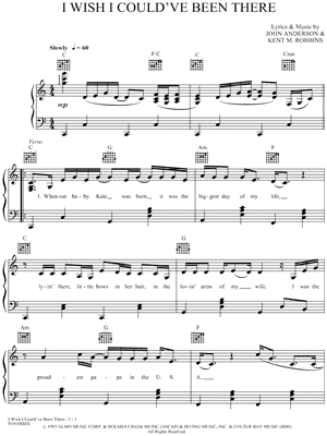 I Wish I Could've Been There