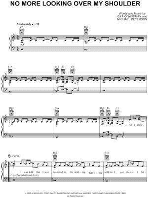 No More Looking Over My Shoulder