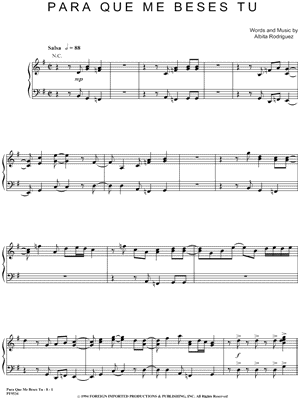 Para Que Me Beses Tu