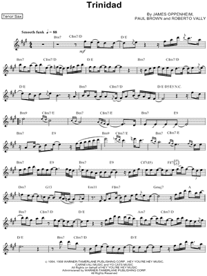 Trinidad - Tenor Saxophone