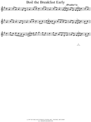 Boil the Breakfast Early