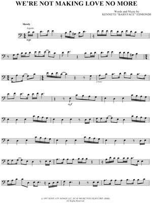 We're Not Making Love No More