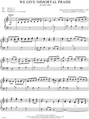 We Give Immortal Praise