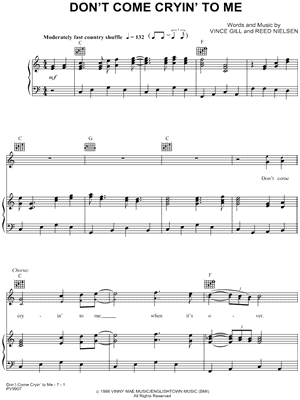 Don't Come Cryin' To Me