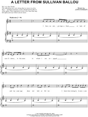 A Letter From Sullivan Ballou