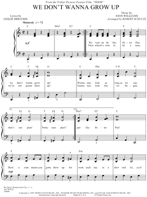 We Don't Wanna Grow Up