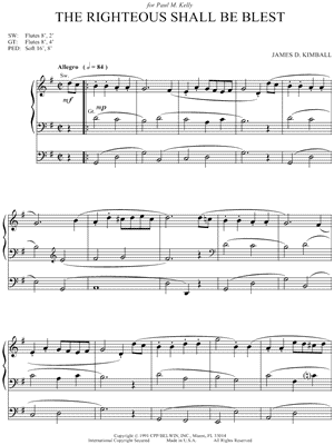 The Righteous Shall Be Blest