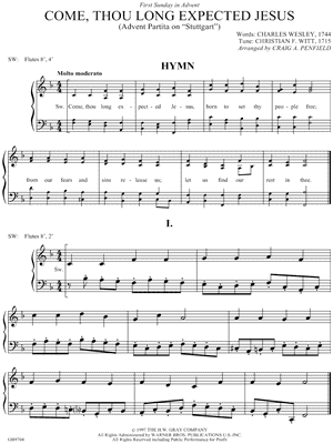 Come, Thou Long-Expected Jesus