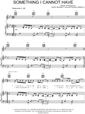 Something I Cannot Have