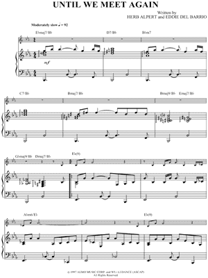 Until We Meet Again - Piano Accompaniment