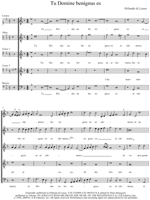 Tu Domine benignus es