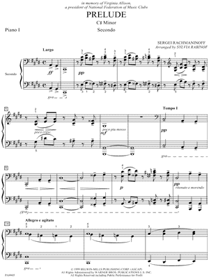 Prelude in C# Minor - Piano I (Secondo Part)