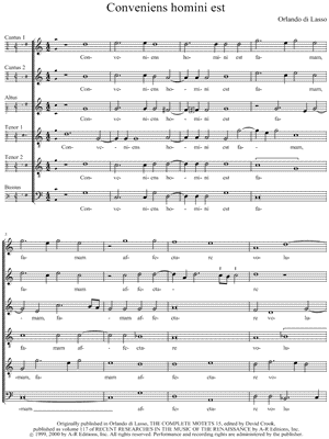 Conveniens homini est