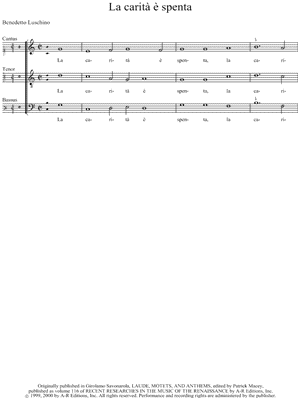 La Caritá é Spenta