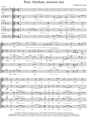 Pater Abraham, miserere mei