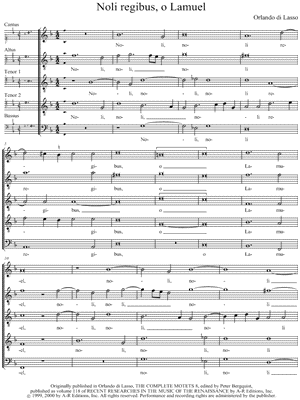 Noli regibus, o Lamuel