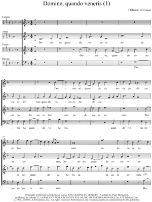 Domine, quando veneris (1)