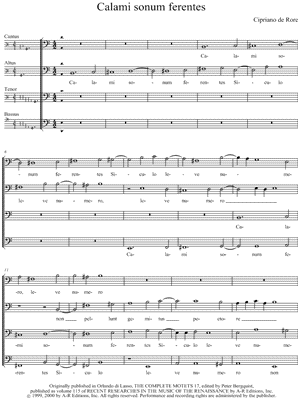 Calami sonum ferentes