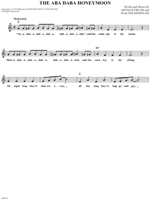 The Aba Daba Honeymoon