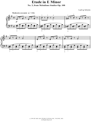 Etude In E Minor