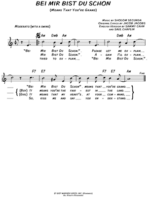 Bei Mir Bist Du Schon