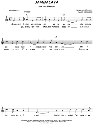 Jambalaya (On the Bayou)