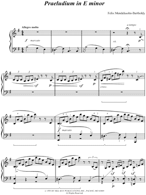 Praeludium In E Minor