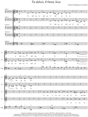Tu dulcis, O bone Jesu