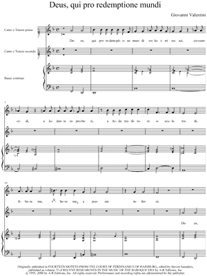 Deus, qui pro redemptione mundi