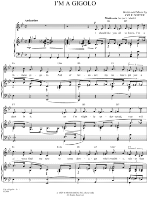 I'm a Gigolo