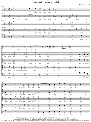 Aminta mio gentil