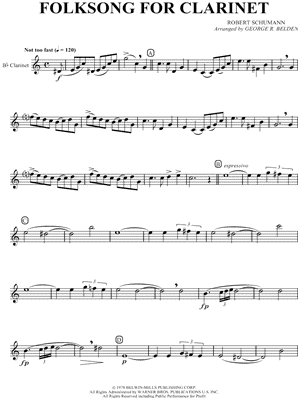 Folksong for Clarinet