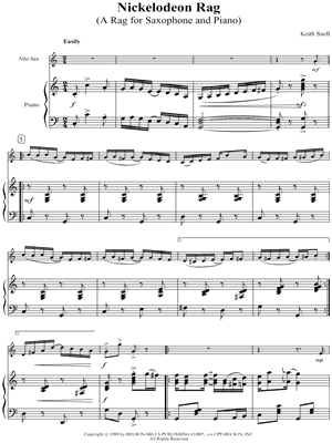 Nickelodeon Rag - Piano Accompaniment