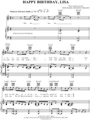 Happy Birthday, Lisa