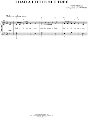 I Had a Little Nut Tree