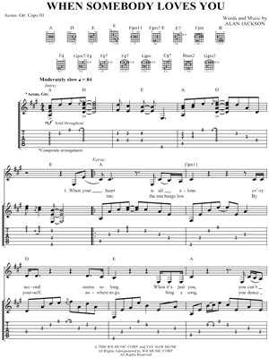 When Somebody Loves You