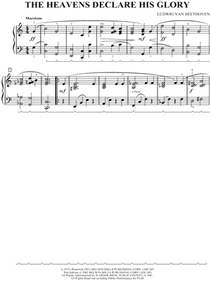 The Heavens Declare His Glory