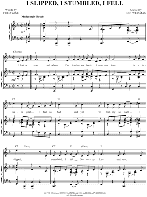 I Slipped, I Stumbled, I Fell