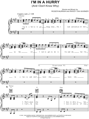 I'm In a Hurry