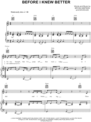 Before I Knew Better